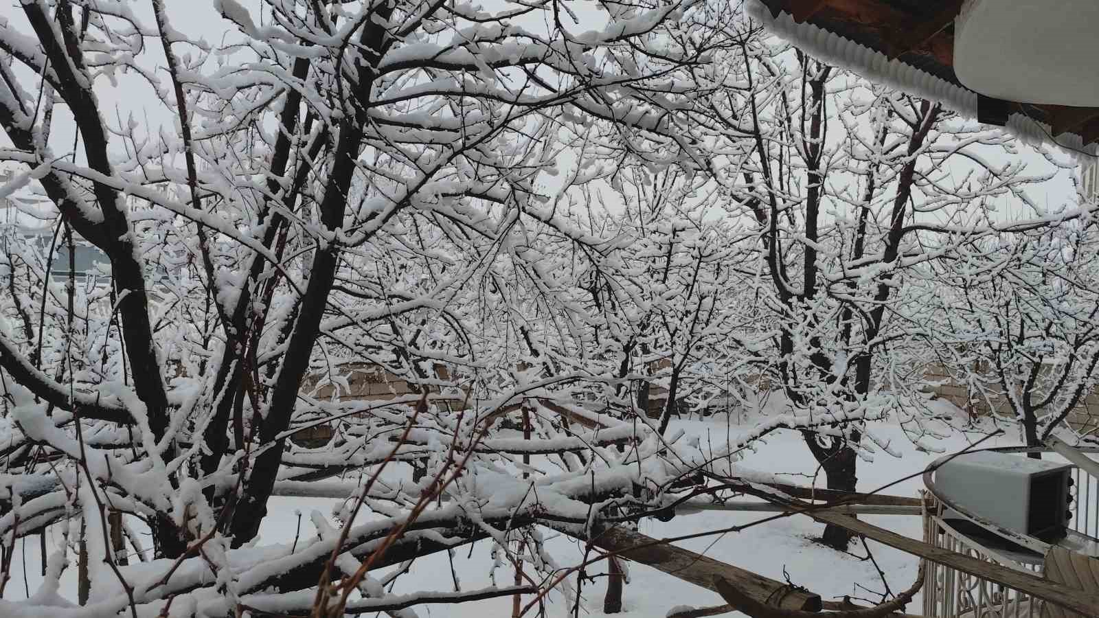 Erciş’te kar yağışı
