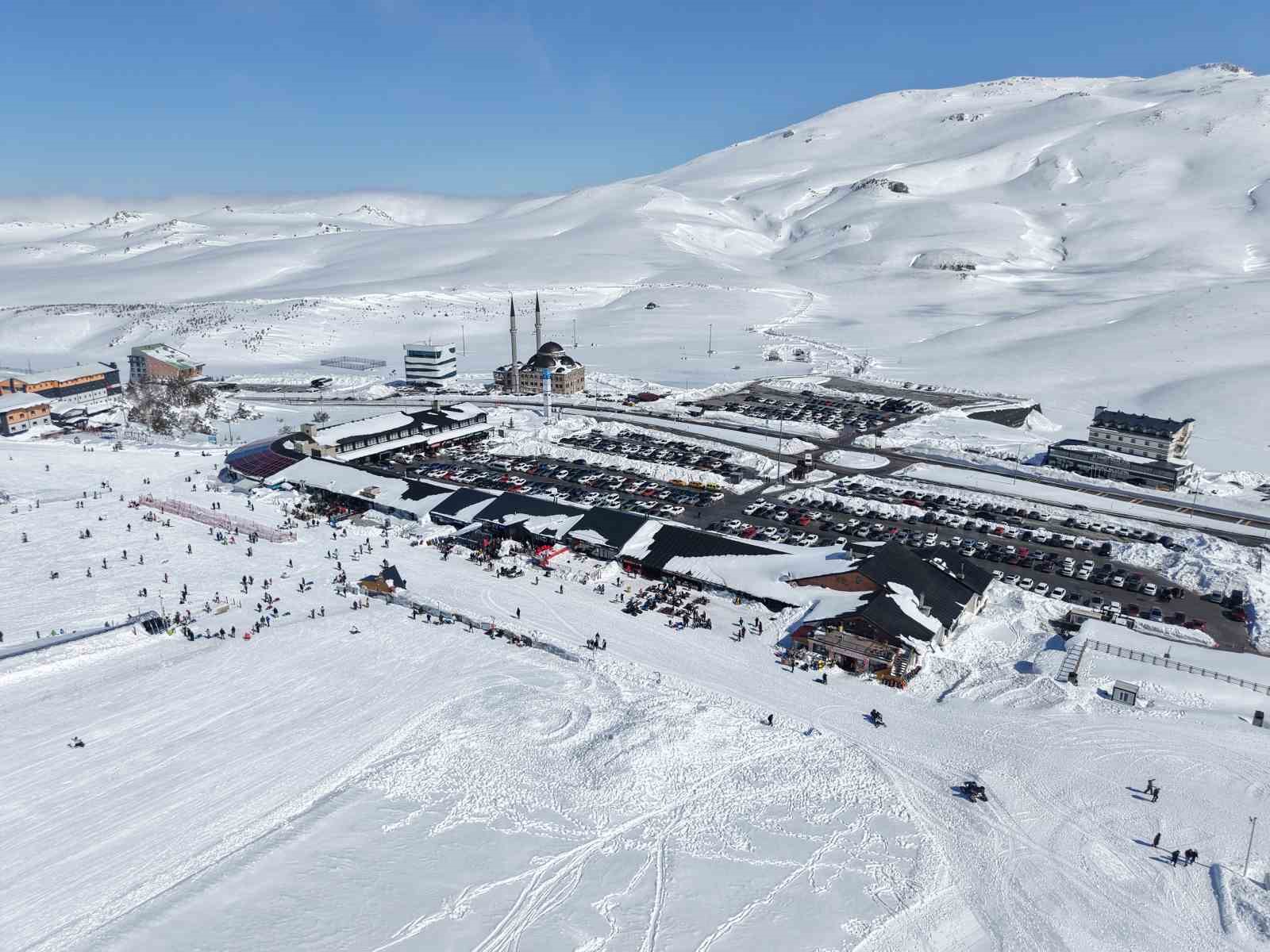 Erciyes, ara tatil ve Ramazan Bayramı’nda kayakseverleri bekliyor
