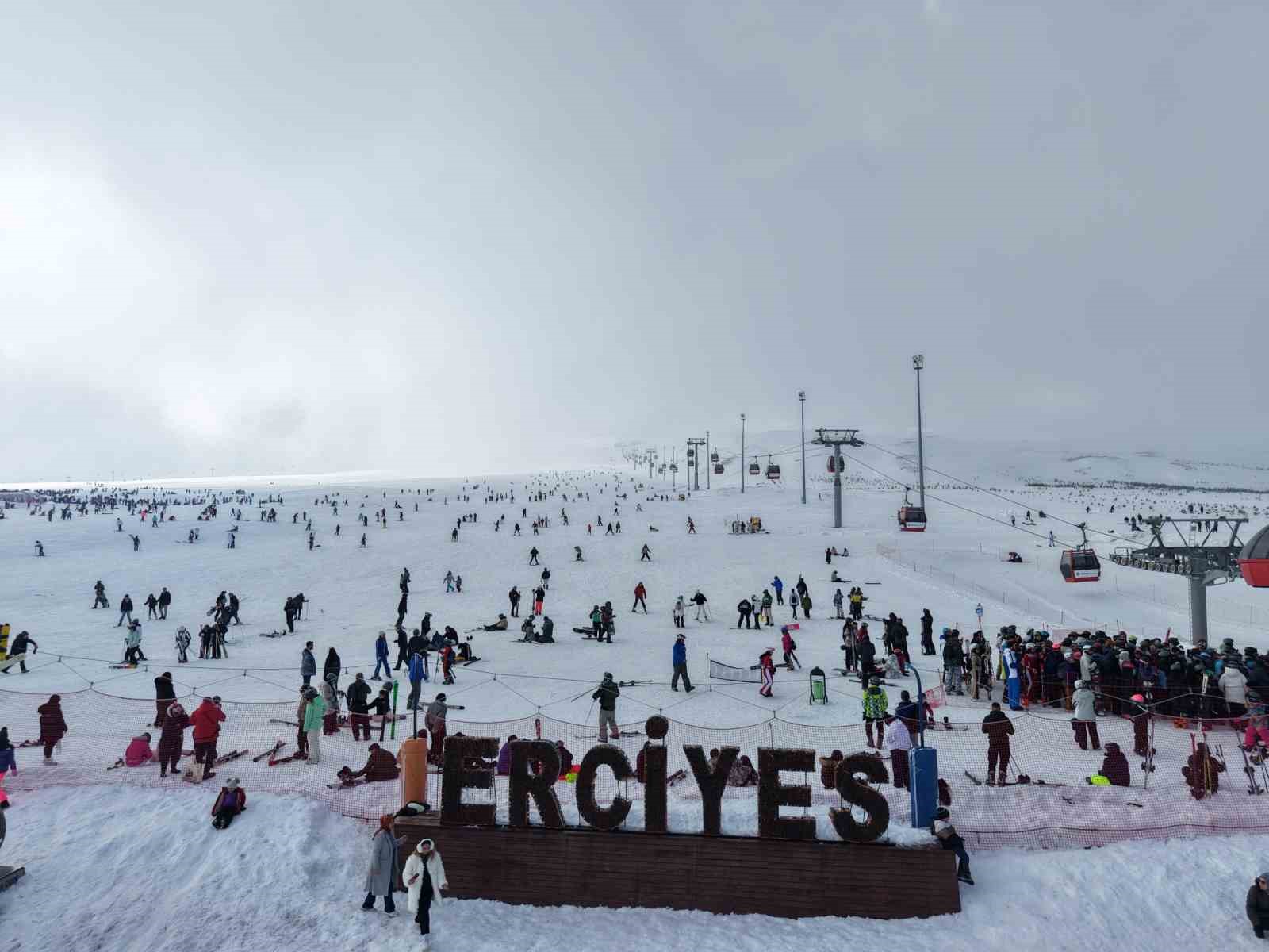 Erciyes her sene rekor kırıyor
