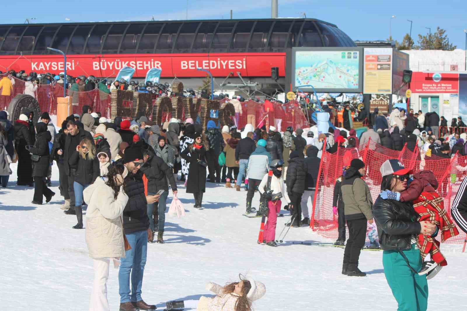 Erciyes’e sömestir bereketi: 1.4 milyon turist ziyaret etti
