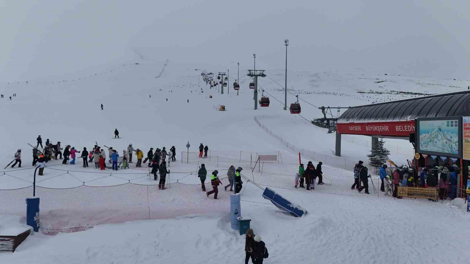 Erciyes’e ziyaretçi akını
Erciyes’e ziyaretçi akını