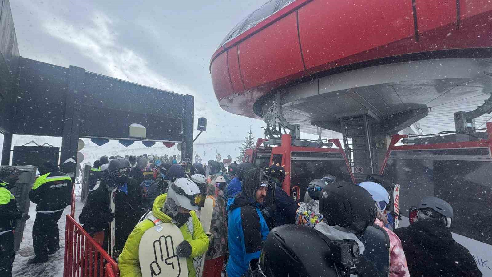 Erciyes’te kar kalınlığı 130 santime ulaştı
