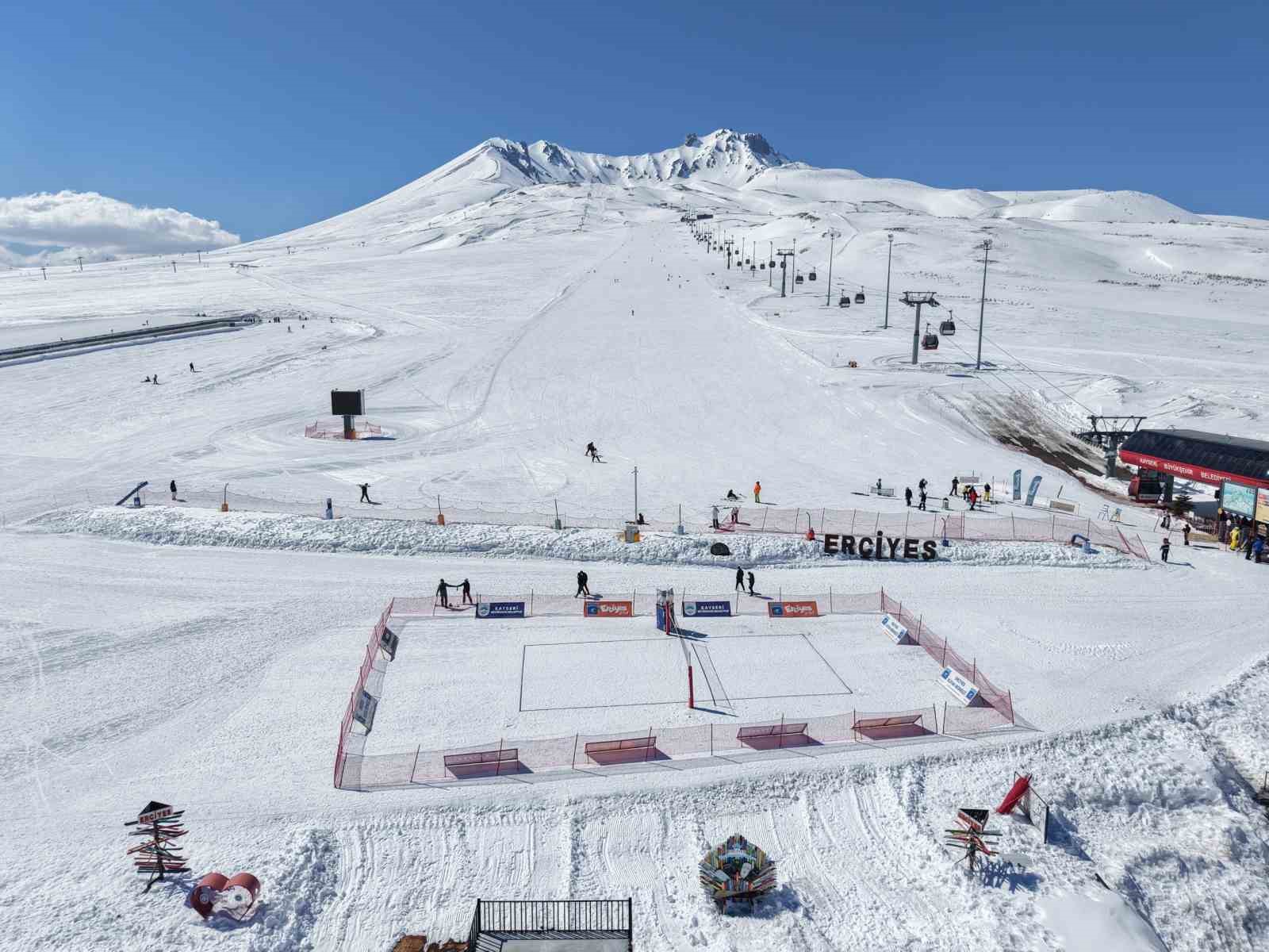 Erciyes’te kar voleybolu heyecanı başlıyor
Erciyes’te kar voleybolu heyecanı başlıyor