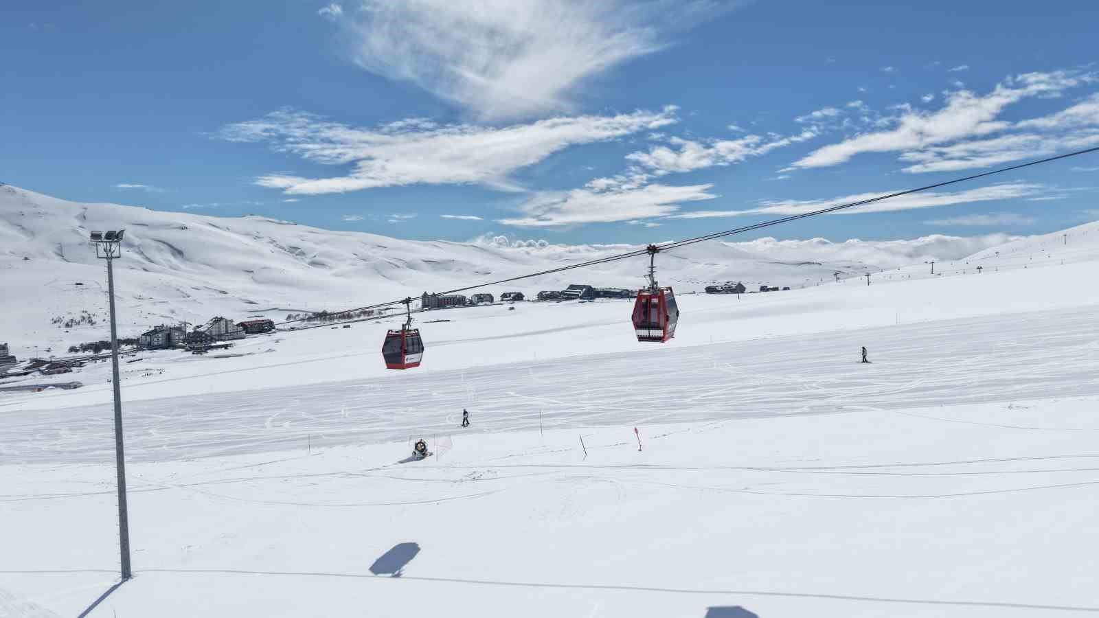Erciyes’te kayak keyfi nisanda da sürecek
