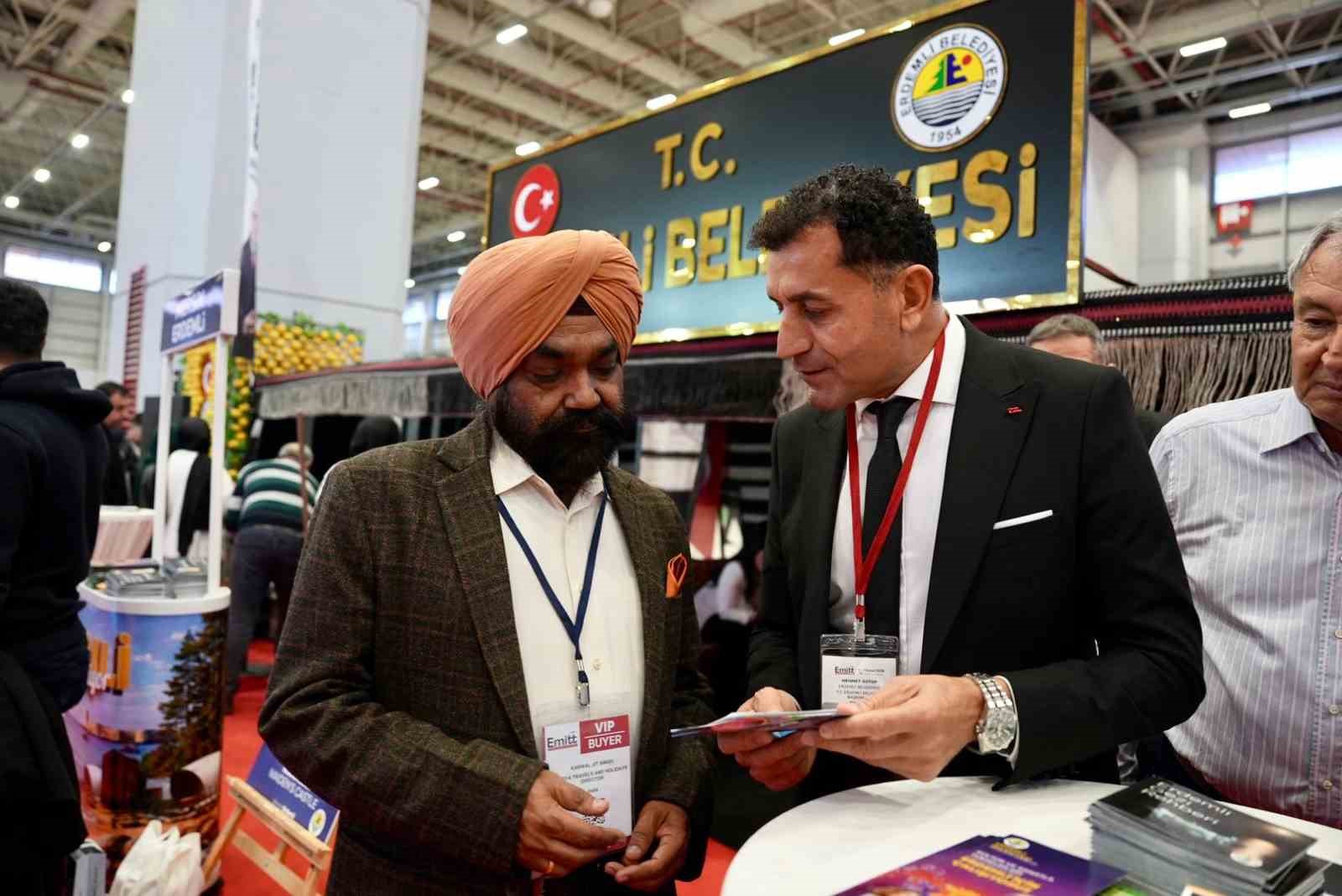Erdemli, EMITT Fuarı’nda ziyaretçilerin ilgi odağı oldu
