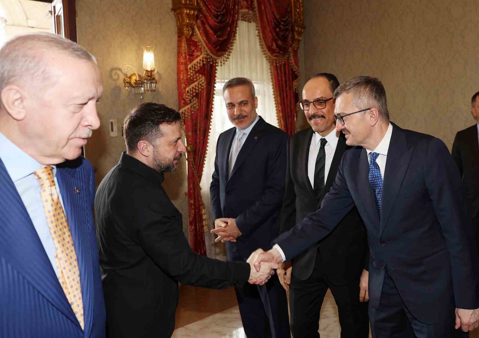 Erdoğan ile Zelenskiy görüşmesi başladı
