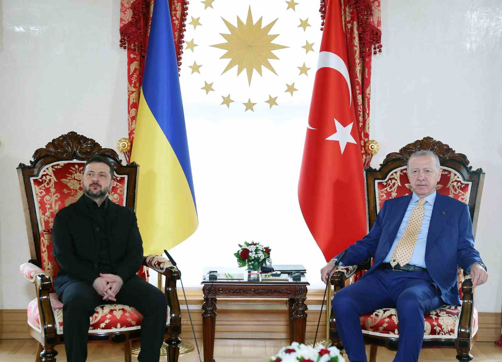 Erdoğan ile Zelenskiy görüşmesi başladı
