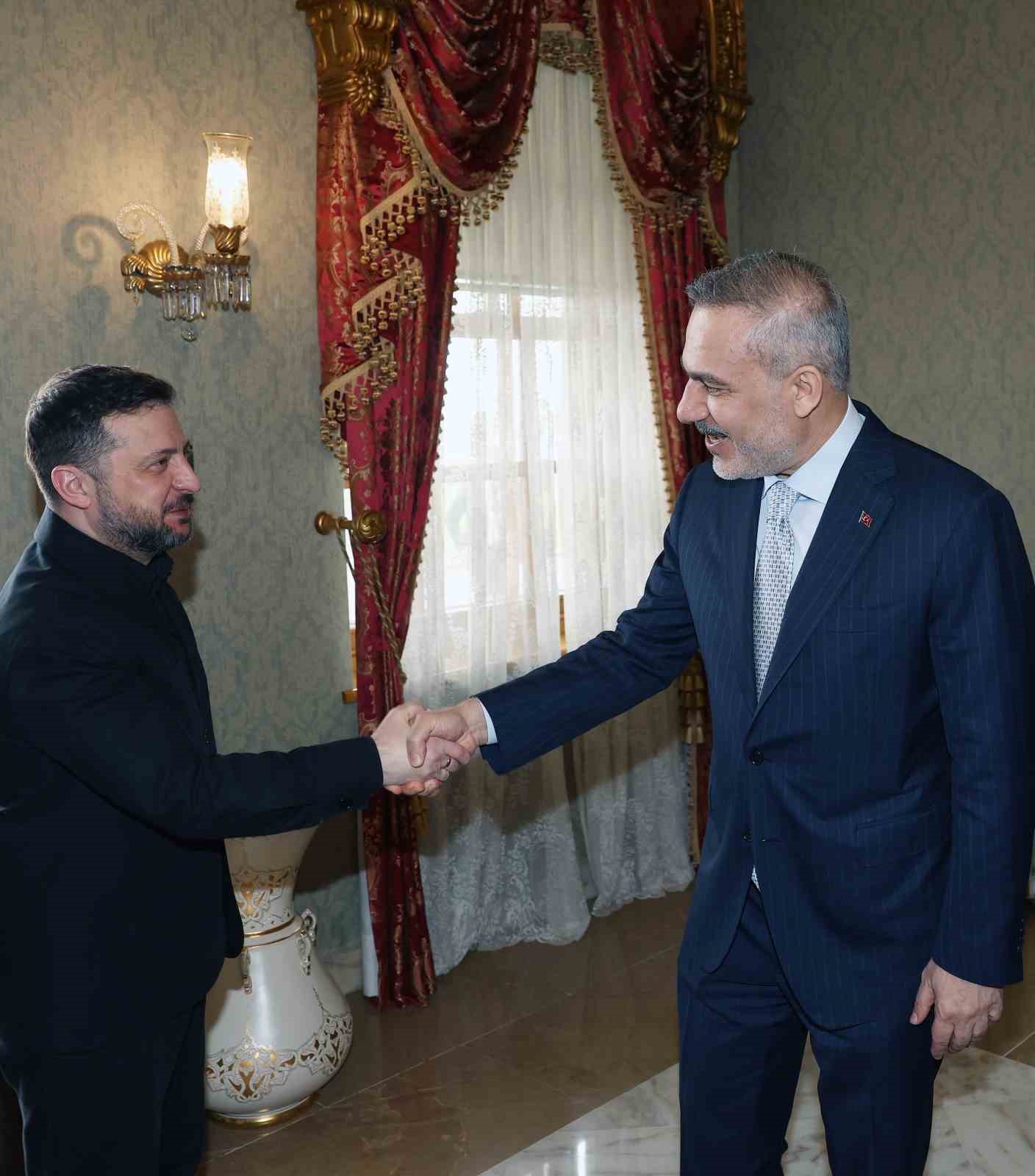 Erdoğan ile Zelenskiy görüşmesi başladı
