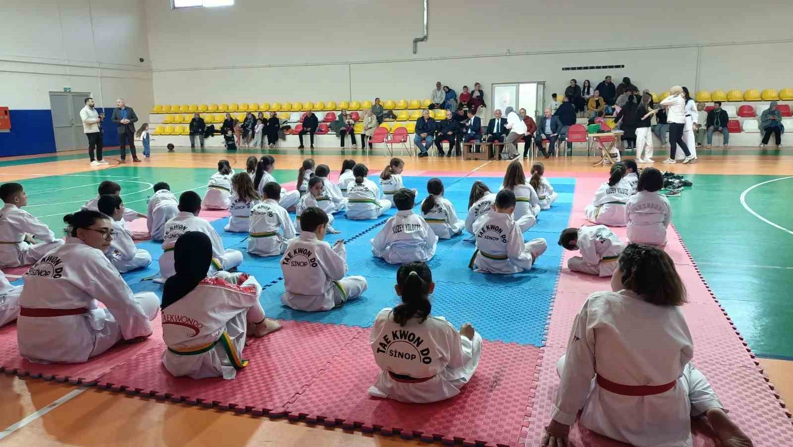 Erfelek’te kuşak sınavı heyecanı
