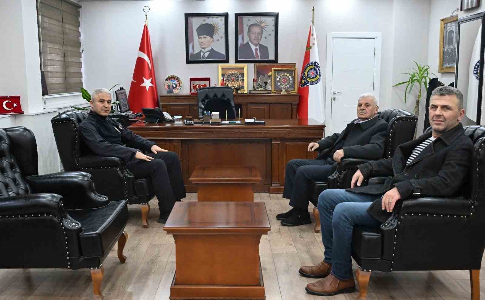 Ergüder, Şehit Polis Turgut Külünk’ün ailesini ağırladı
