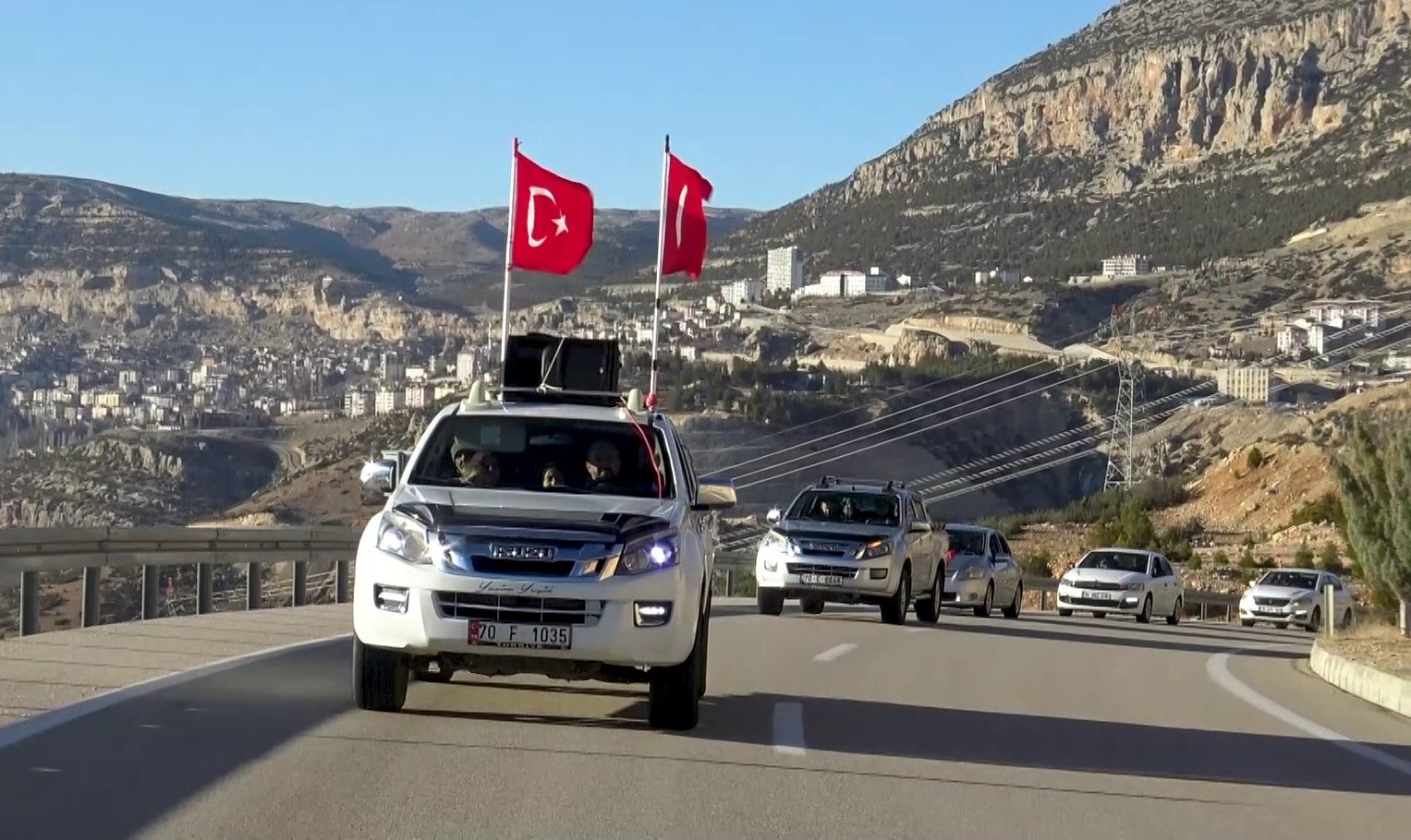 Ermenek’te Ramazan konvoyu düzenlendi
