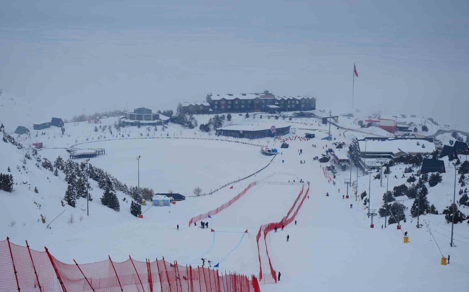 Erzincan Ergan Kayak Merkezinde sömestir yoğunluğu
