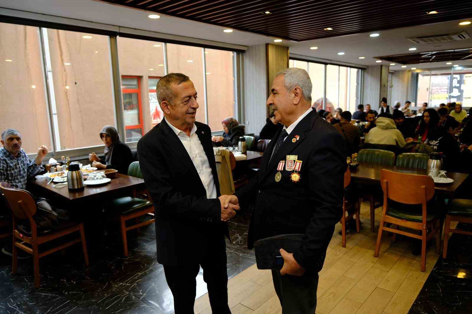 Erzincan TSO Başkanı Tanoğlu gazilerle bir araya geldi
