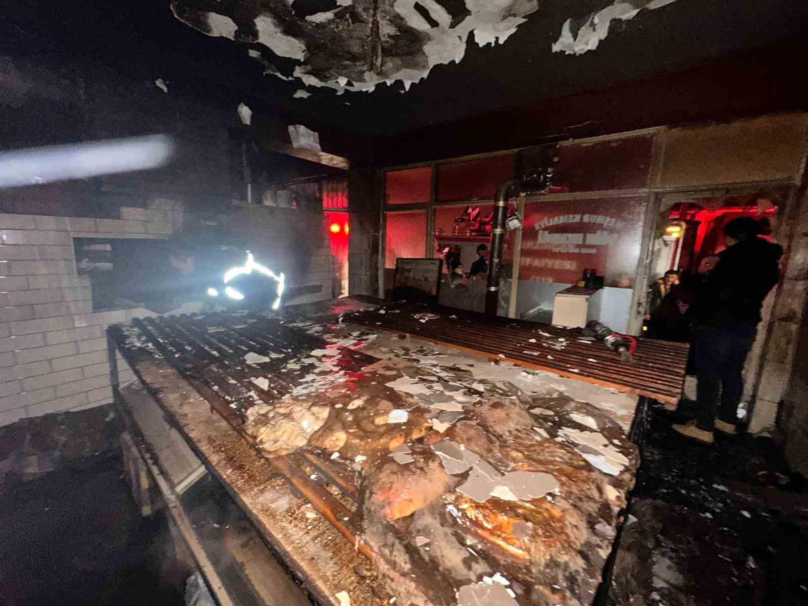 Erzincan’da ekmek fırınında yangın
