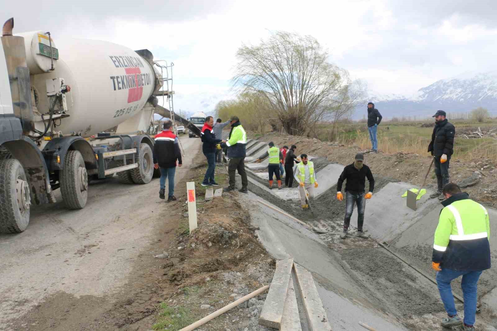 Erzincan’da sulama altyapısı güçleniyor
