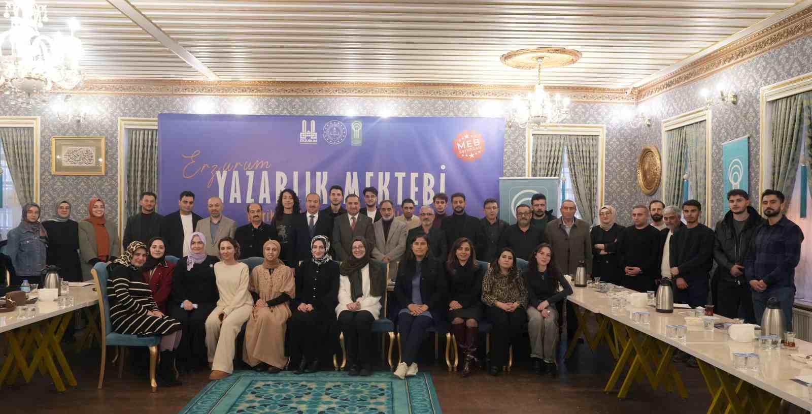 "Erzurum Yazarlık Mektebi" ilk mezunlarını verdi
