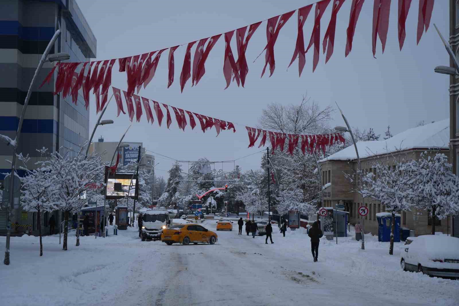 Erzurum yine beyaza büründü: 775 köy yolu ulaşıma kapandı
