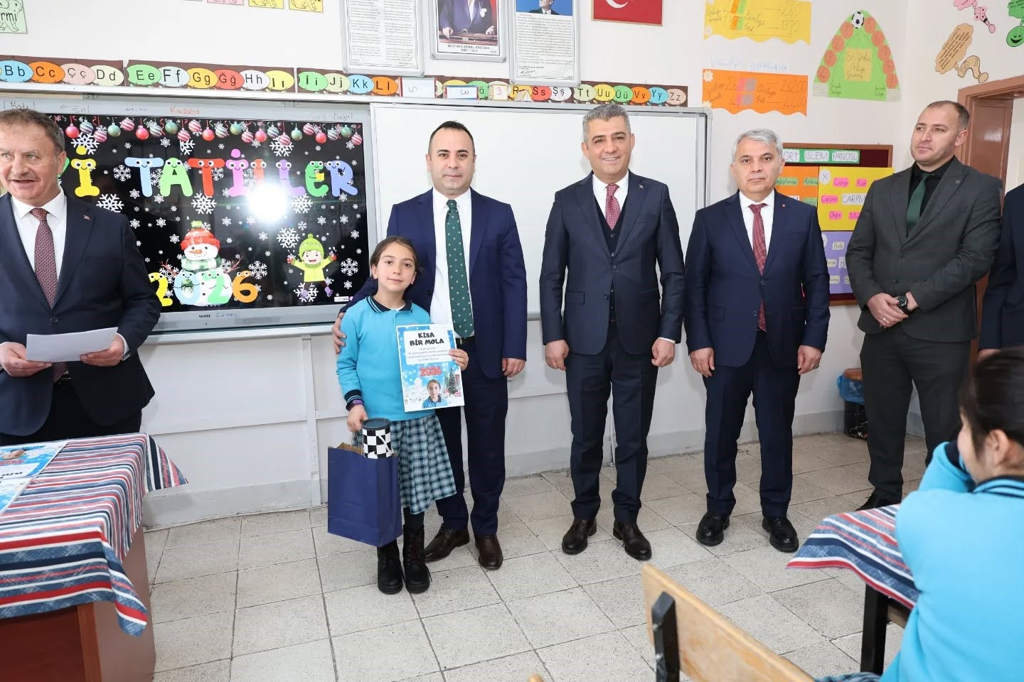 Erzurum’da karne heyecanı
