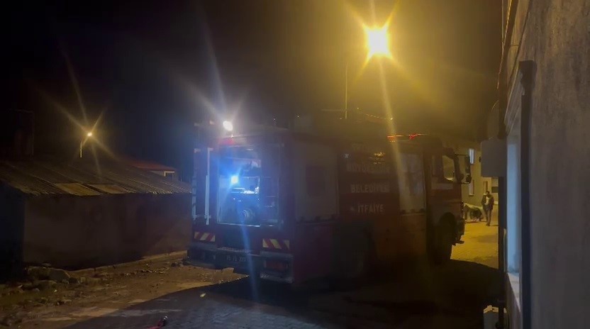 Erzurum’da korkutan yangın
