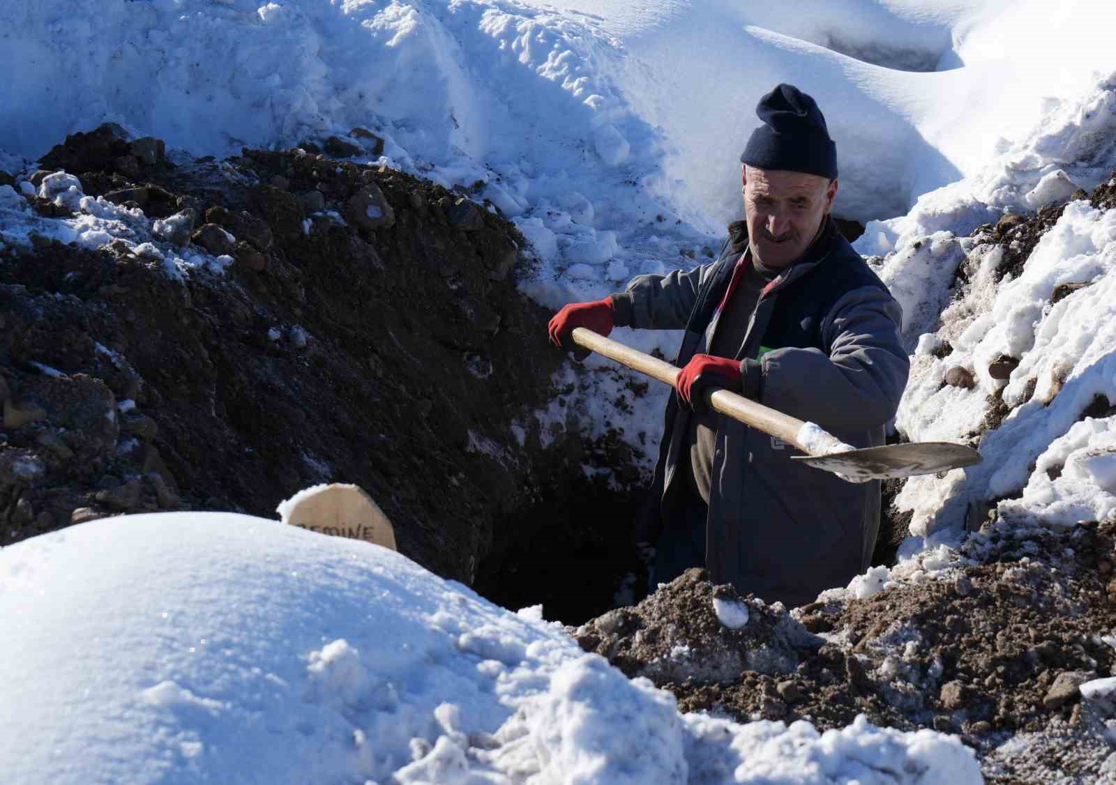 Erzurum’da ölümün soğuk yüzü

