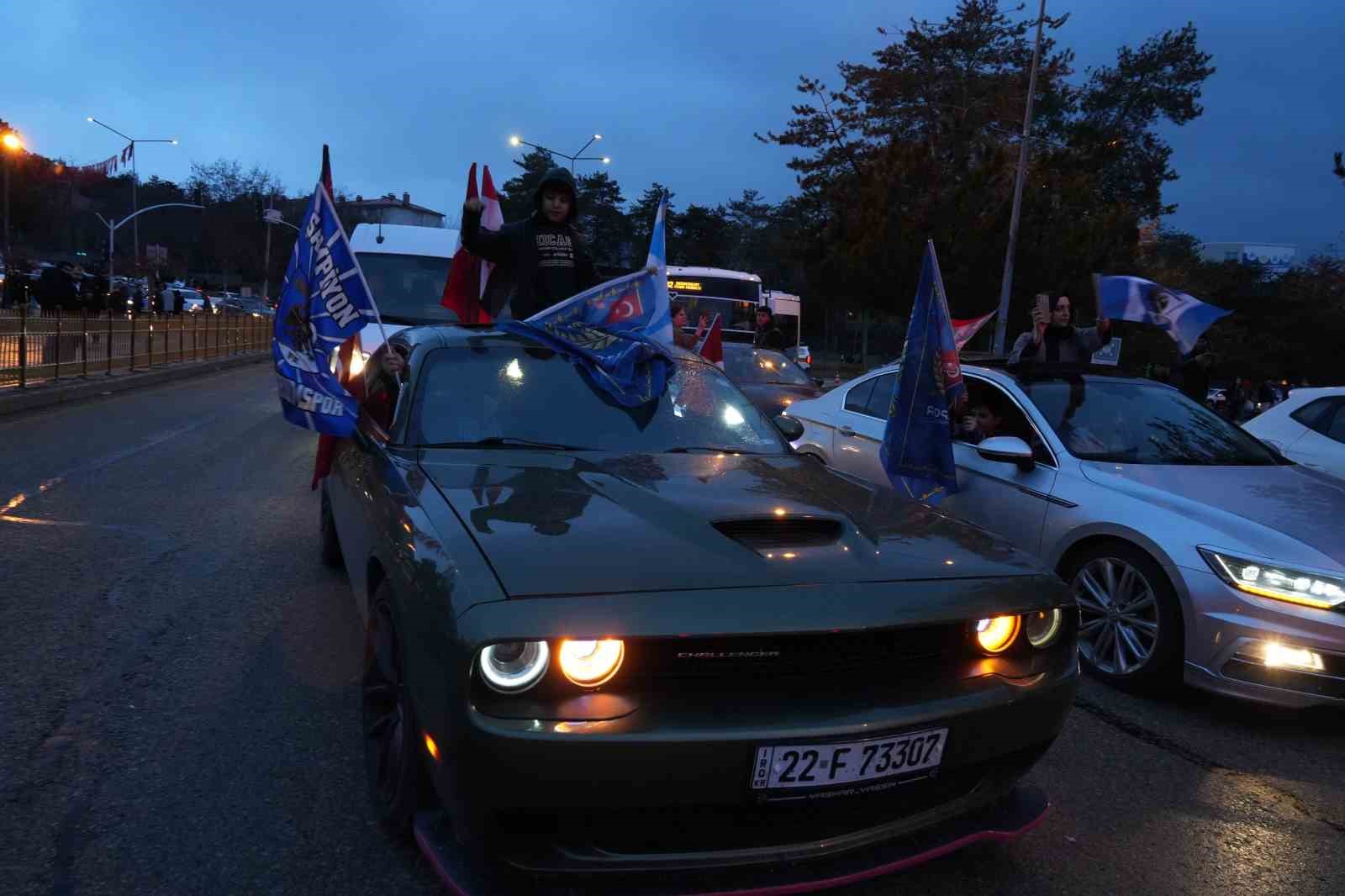 Erzurum’da Süper Lig coşkusu caddelere sığmadı
