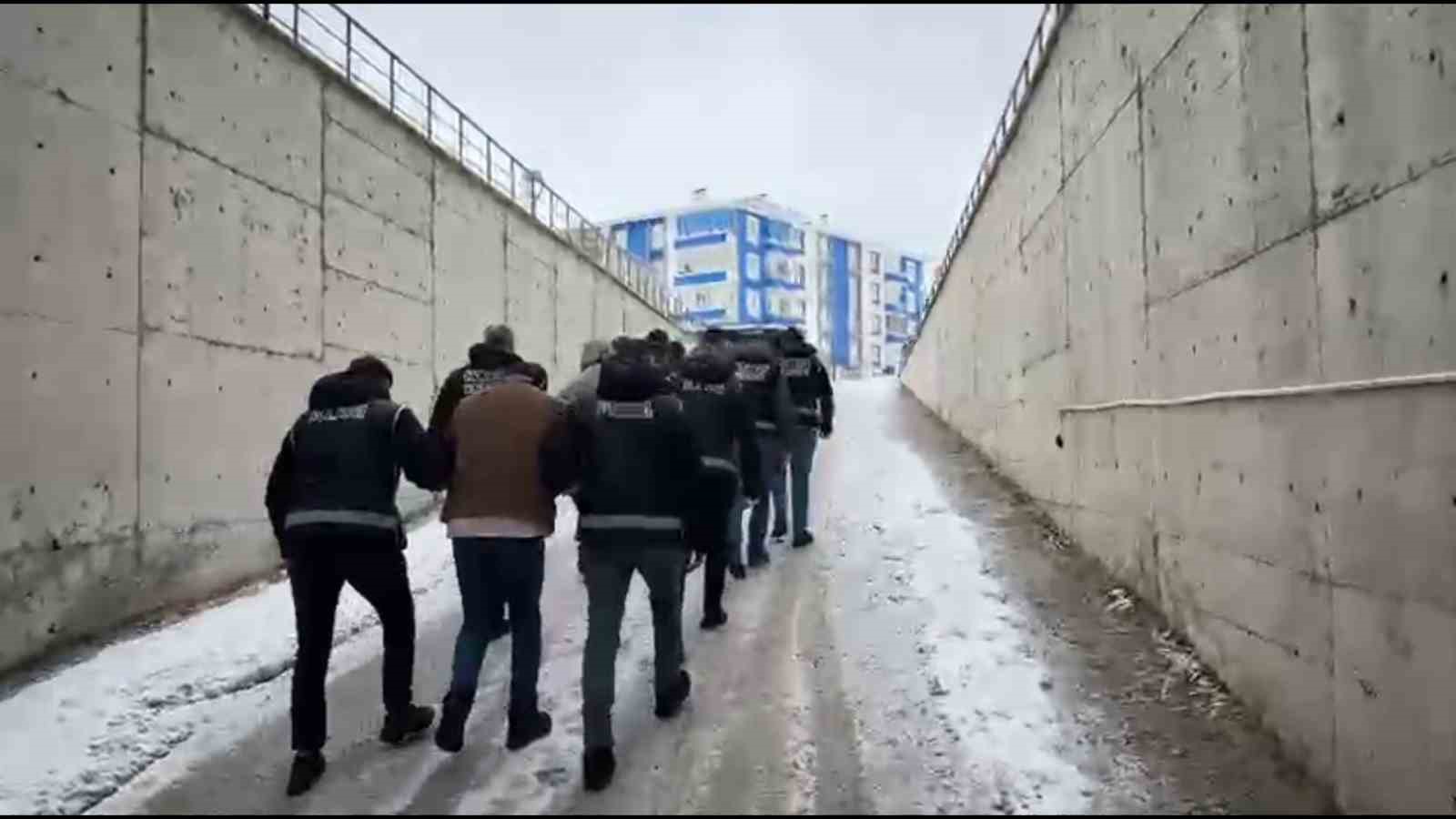 Erzurum’da tefeci operasyonu: 6 tutuklama
