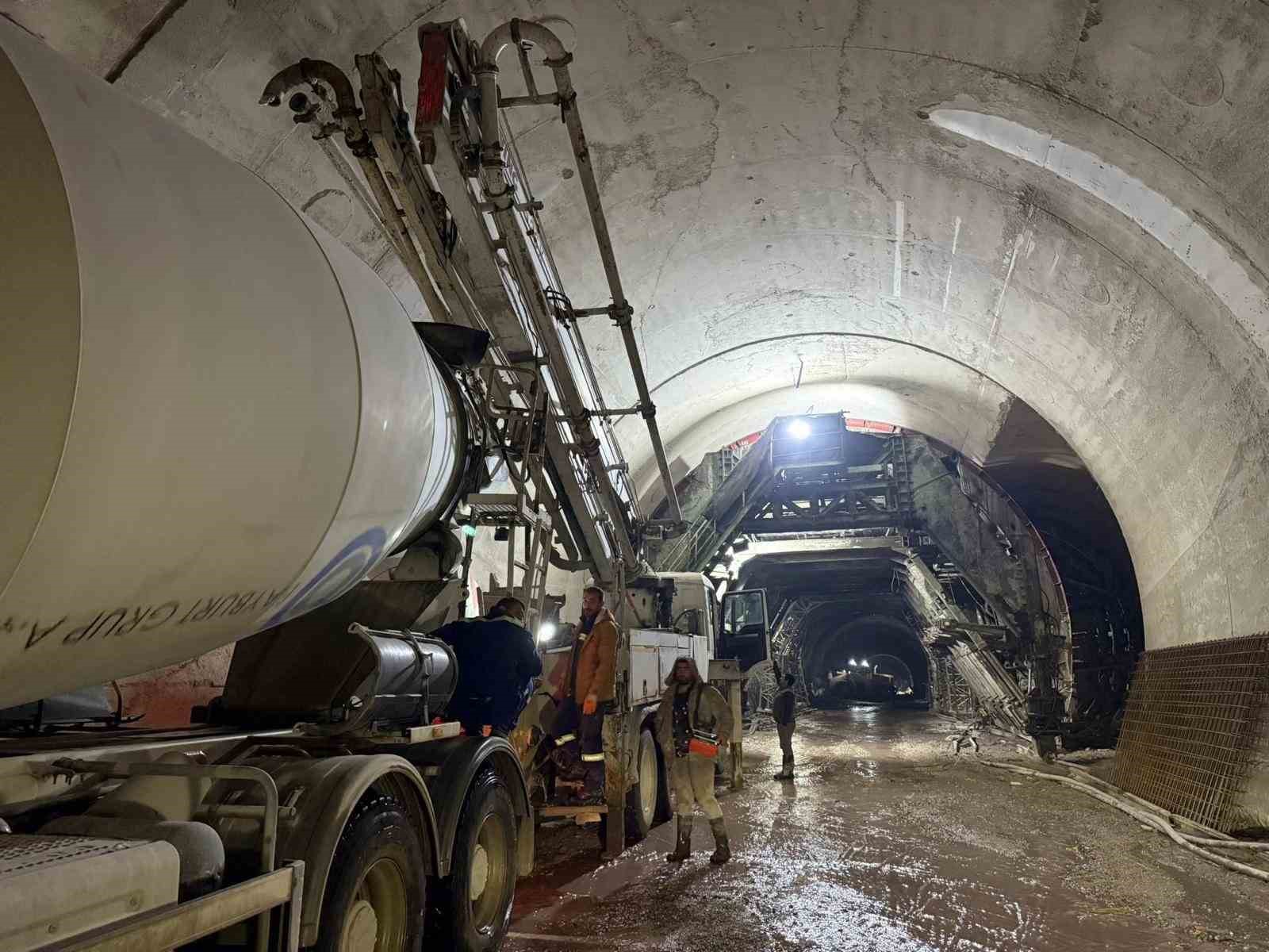 Erzurum’da tünel çalışmaları devam ediyor
