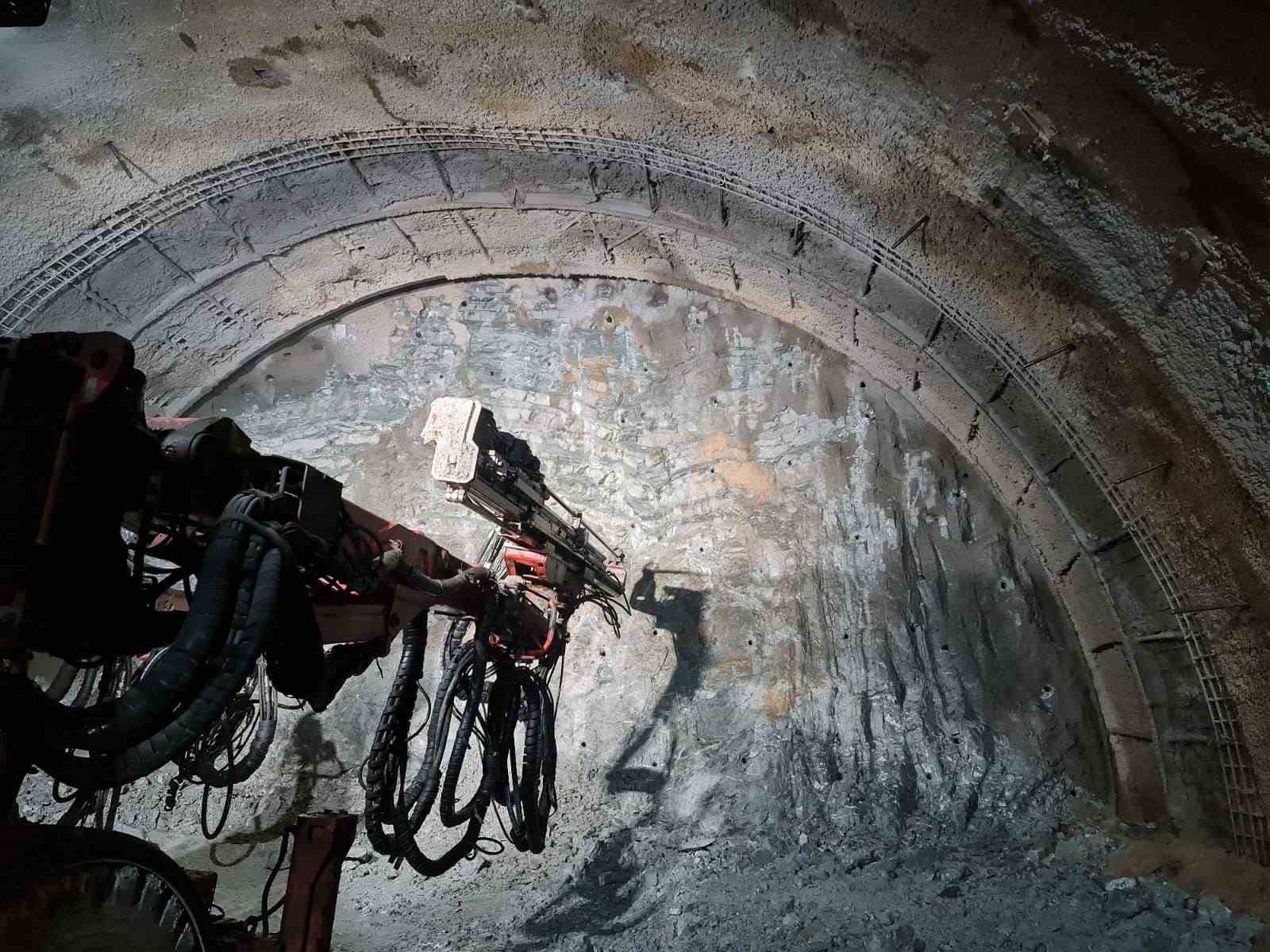 Erzurum’da tünel çalışmaları devam ediyor
