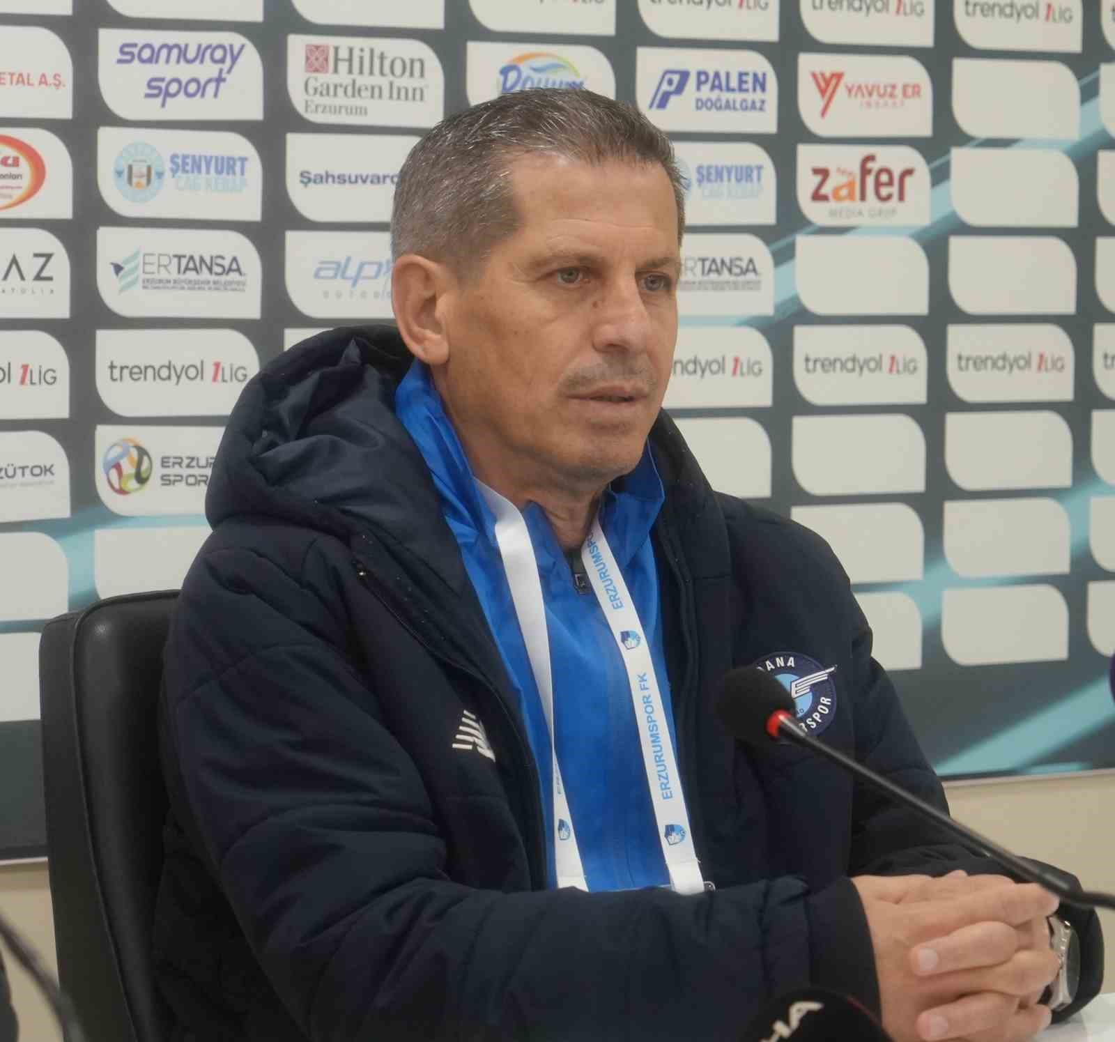 Erzurumspor FK - Adana Demirspor maçının ardından
