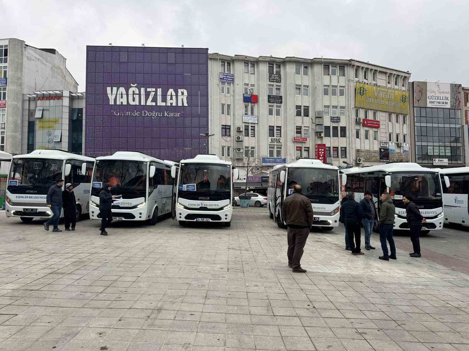 Esenler’de kabir ziyaretleri için ücretsiz servis hizmeti
