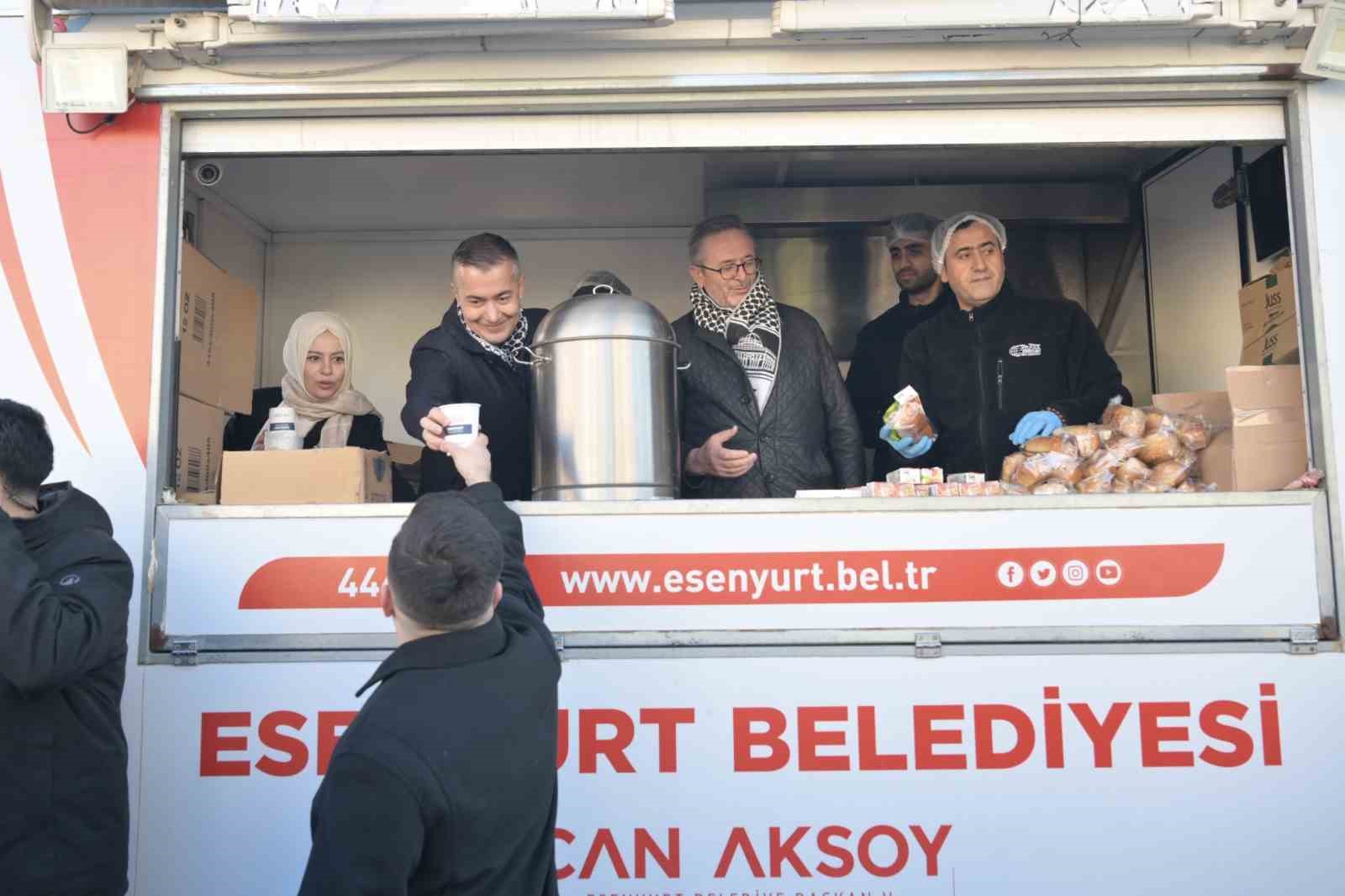 Esenyurt Belediye Başkan Vekili Can Aksoy’dan Filistin için güçlü destek
