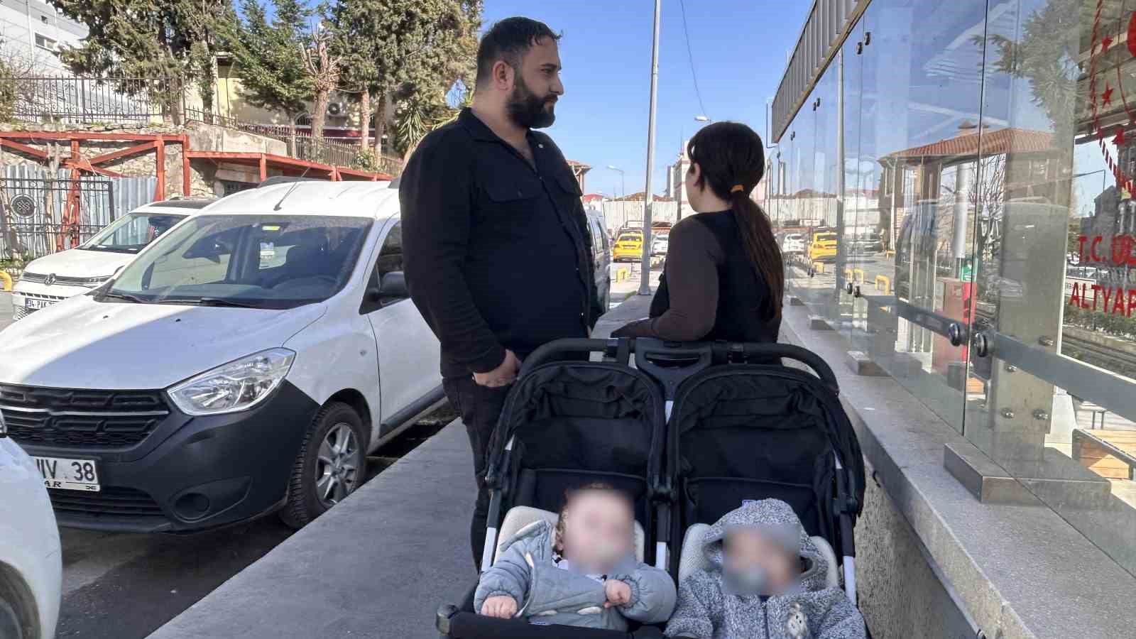 Esenyurt’ta eşi ve ikiz bebeklerinin gözü önünde darp edildi
