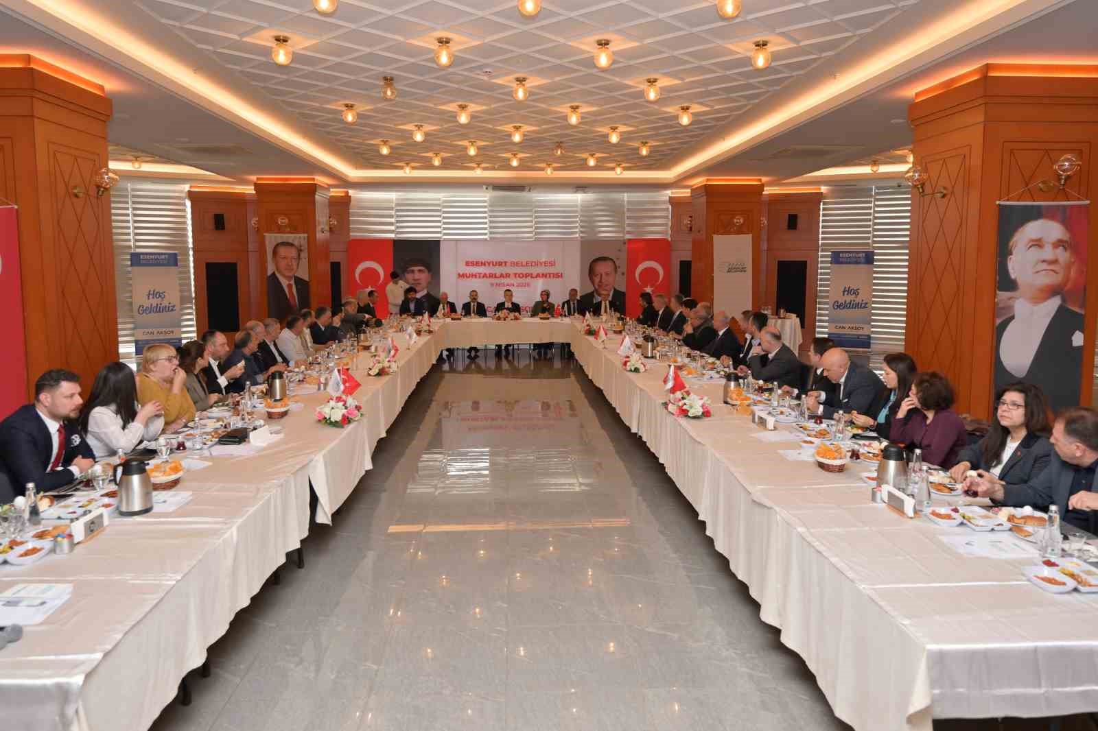 Esenyurt’ta muhtarlardan ilçe emniyet müdürlüğü projesine destek
