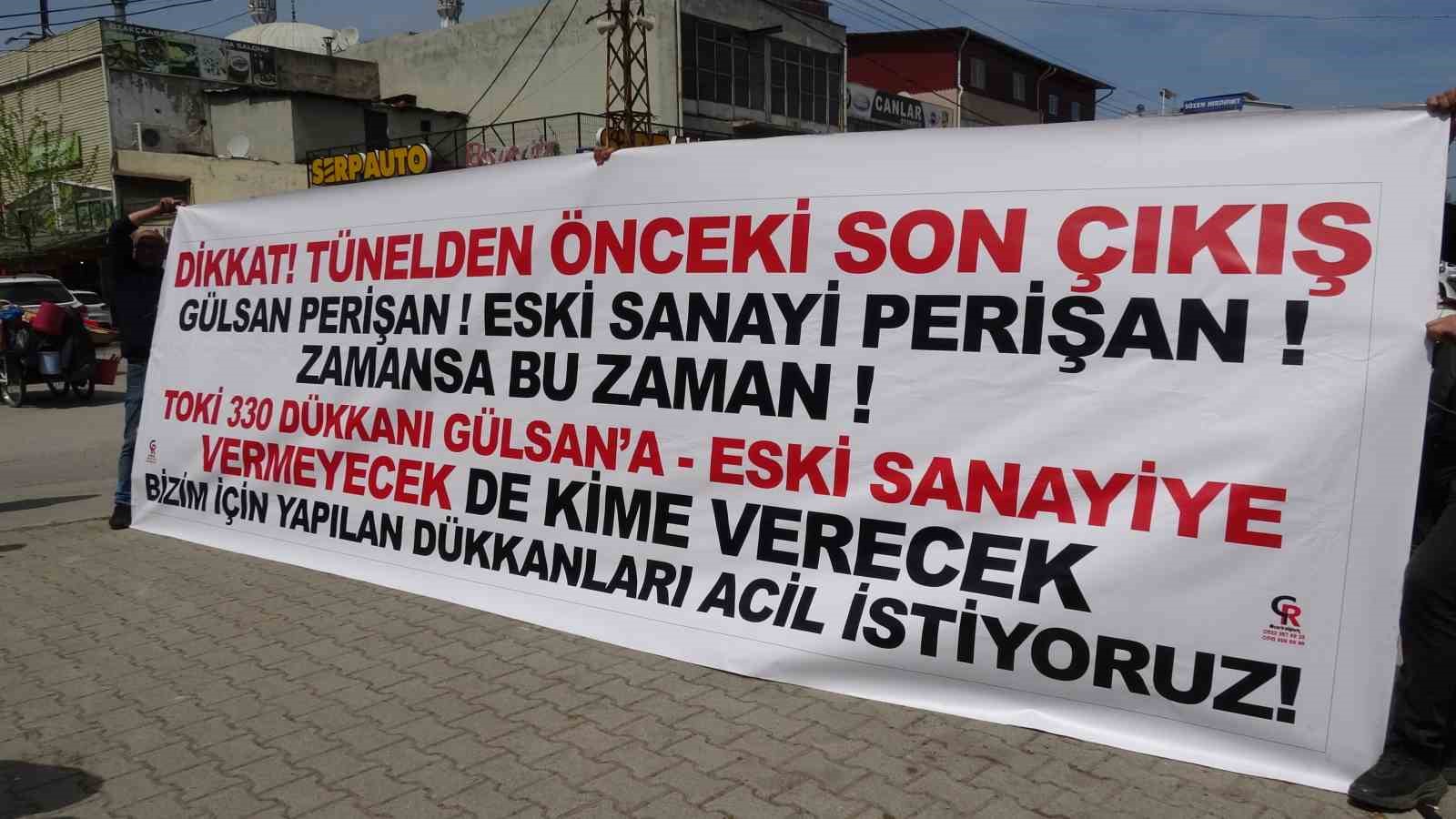 Eski Sanayi Sitesi esnafının Toybelen’den yer talebi
