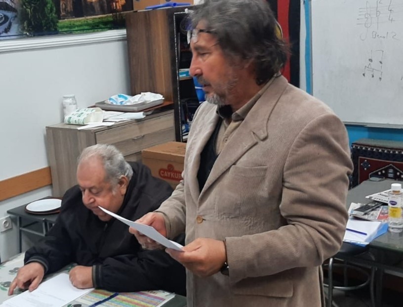 Eskişehir Şairler Derneği Başkanı Kenan Demirel güven tazeledi
