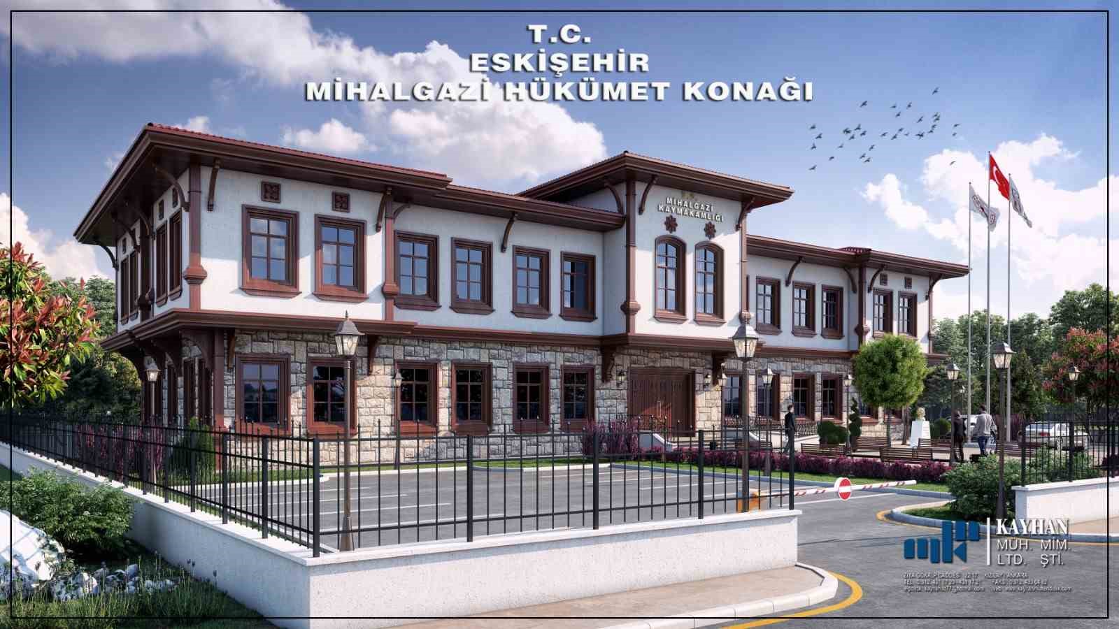 Eskişehir’de 3 ilçede hükümet konaklarının yapımı devam ediyor
