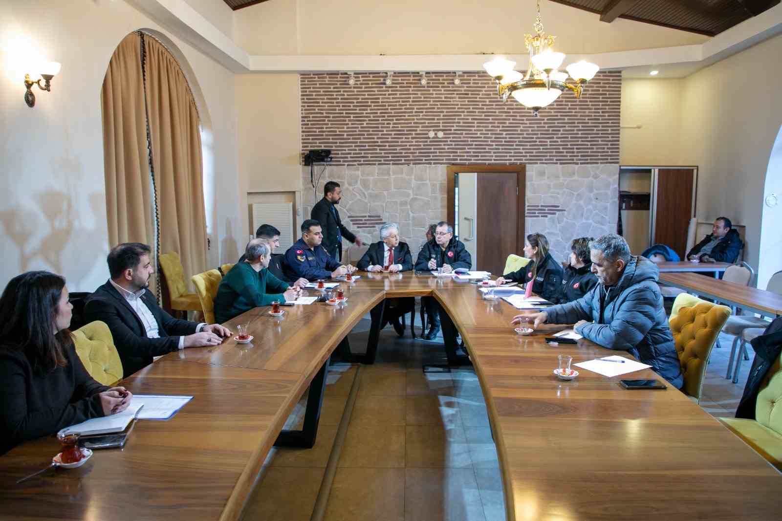 Eskişehir’de afet hazırlıkları masaya yatırıldı
