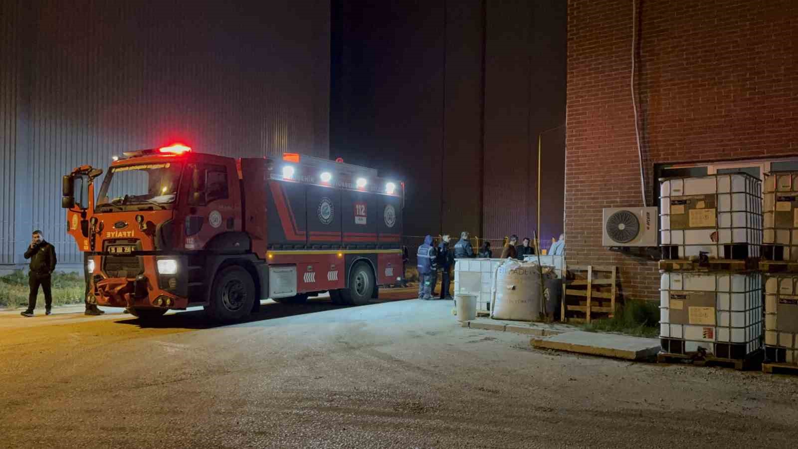 Eskişehir’de su arıtma tesisinde korkutan yangın
