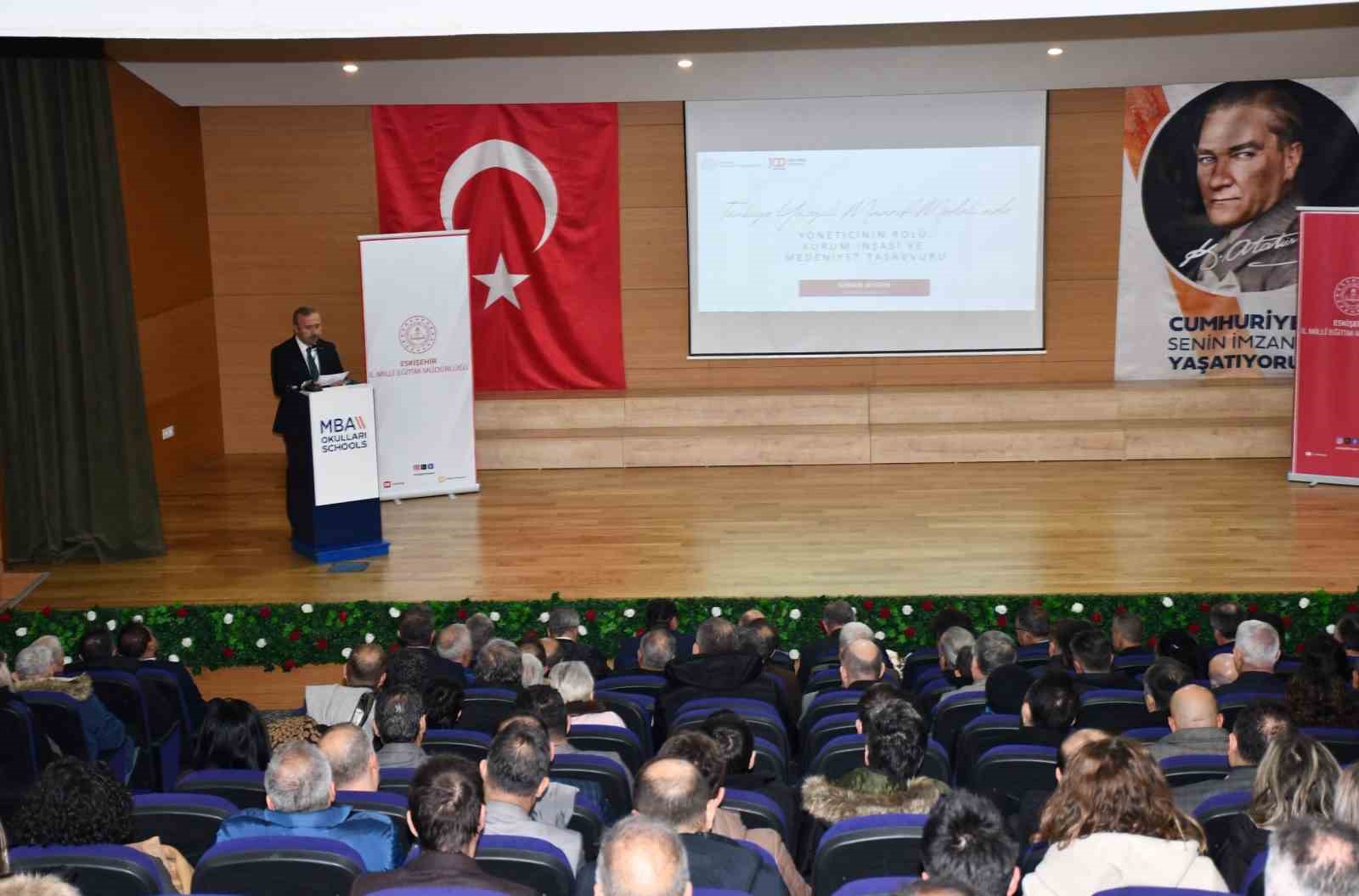 Eskişehir’de ’Türkiye Yüzyılı Maarif Modeli’ hakkında konuşuldu
