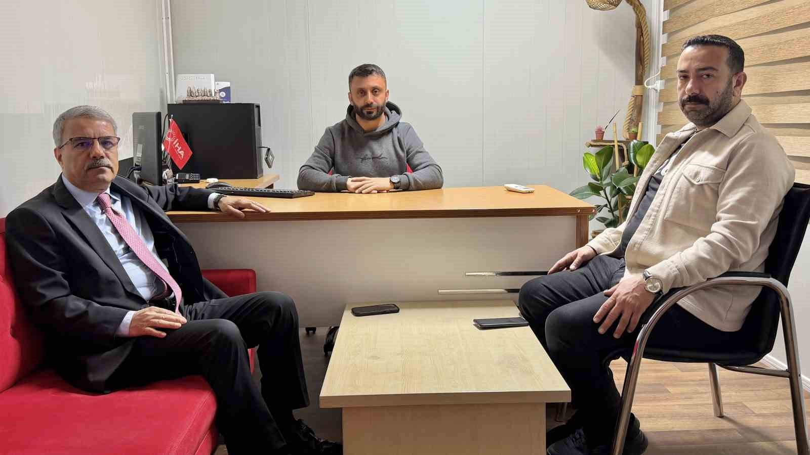 Esnaf Odaları Birliği Başkanı Duranay’dan İHA’ya ziyaret
