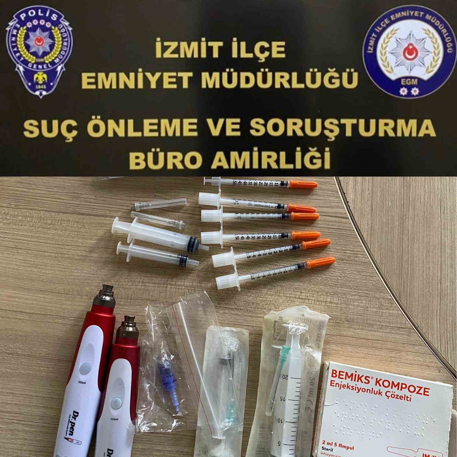 Estetik salonlarında yasaklı ekipman operasyonu
