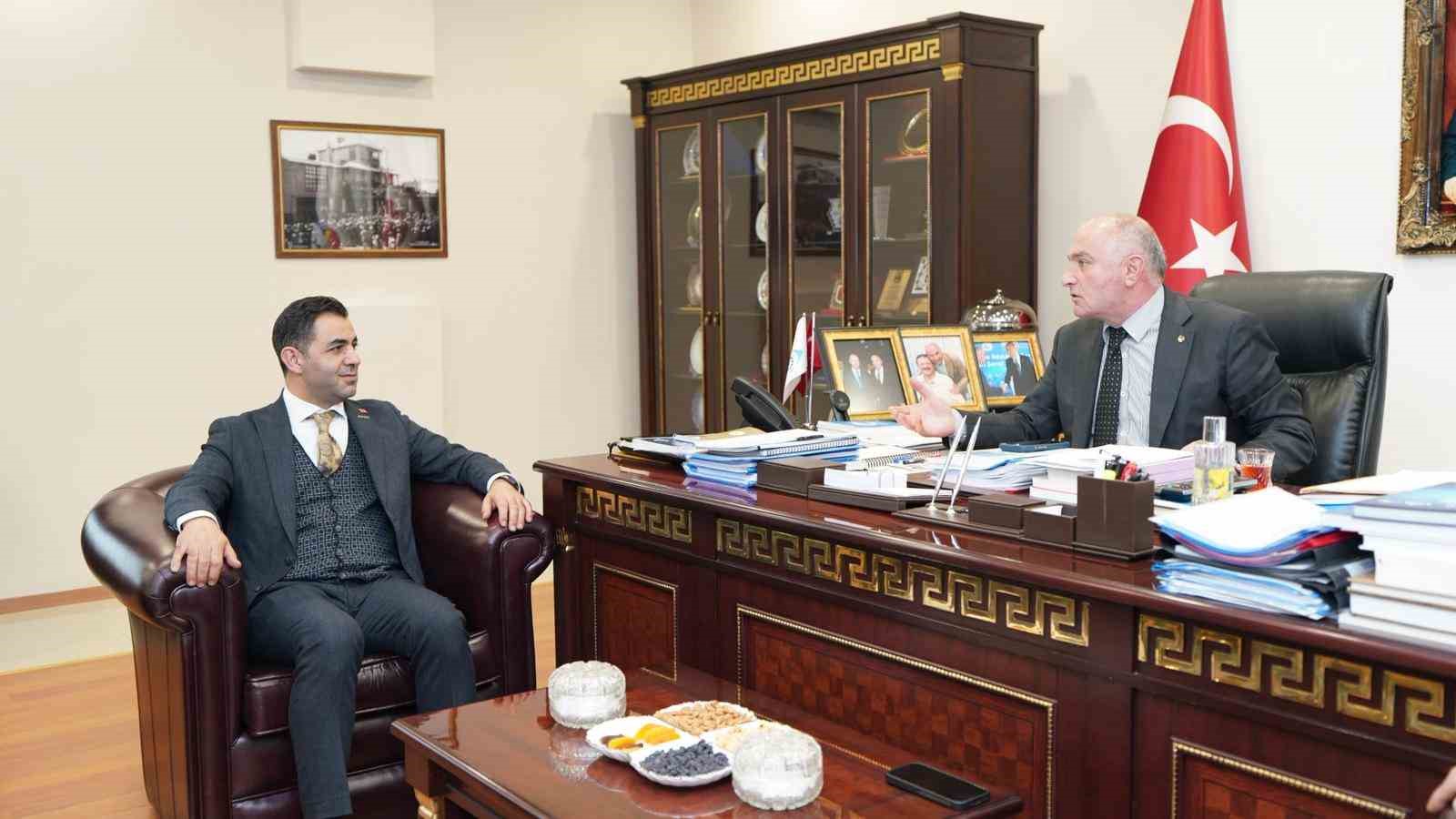 ETSO Başkanı Özakalın, ASKON heyetini ağırladı: Gündem 2. OSB ve Zengezur
