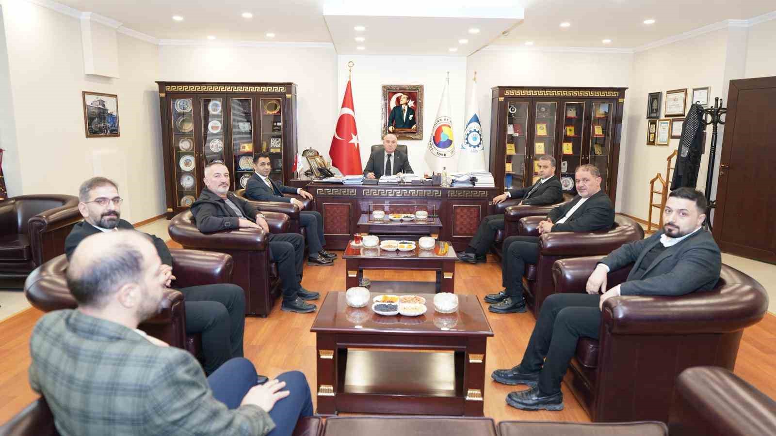 ETSO Başkanı Özakalın, ASKON heyetini ağırladı: Gündem 2. OSB ve Zengezur
