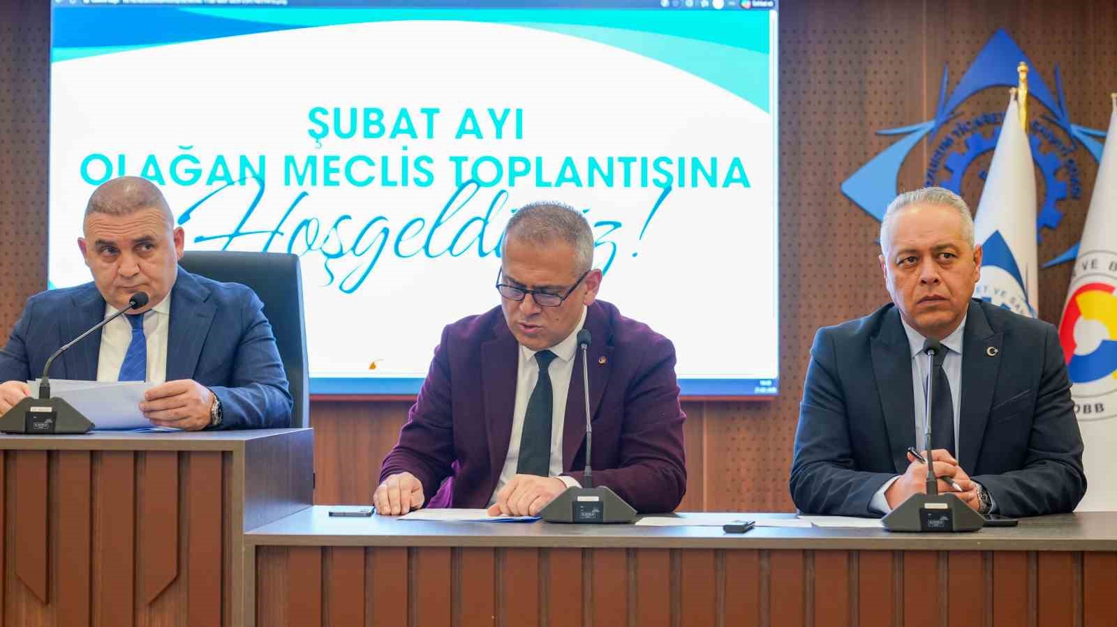 ETSO şubat ayı meclis toplantısı yapıldı
