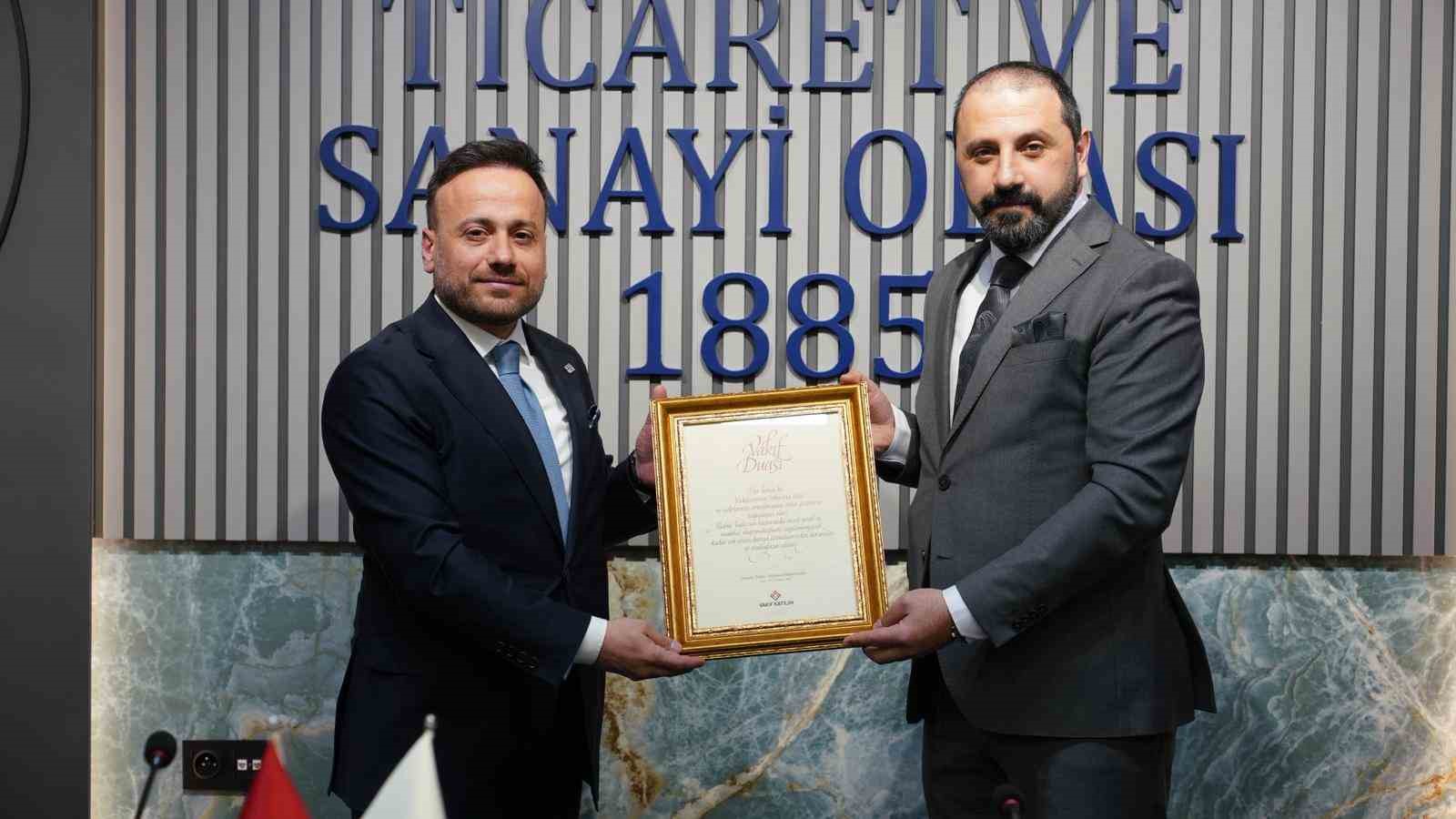 ETSO ve Vakıf Katılım Arasında e-Dönüşüm iş birliği protokolü imzalandı
ETSO ve Vakıf Katılım Arasında e-Dönüşüm iş birliği protokolü imzalandı