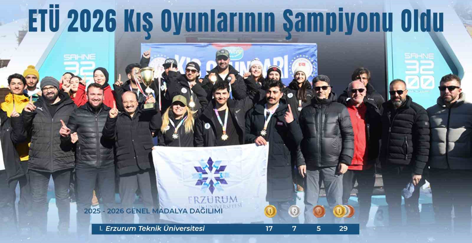 ETÜ 2026 kış oyunlarının şampiyonu oldu
ETÜ 2026 kış oyunlarının şampiyonu oldu