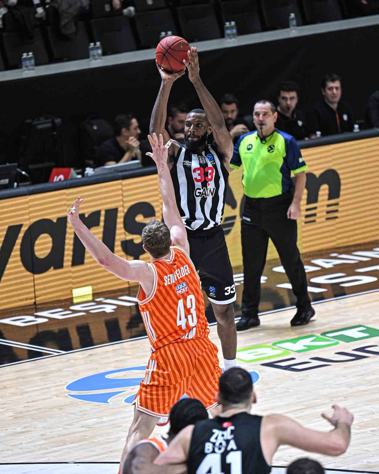 Eurocup: Beşiktaş: 97 - Ratiopharm Ulm: 76
