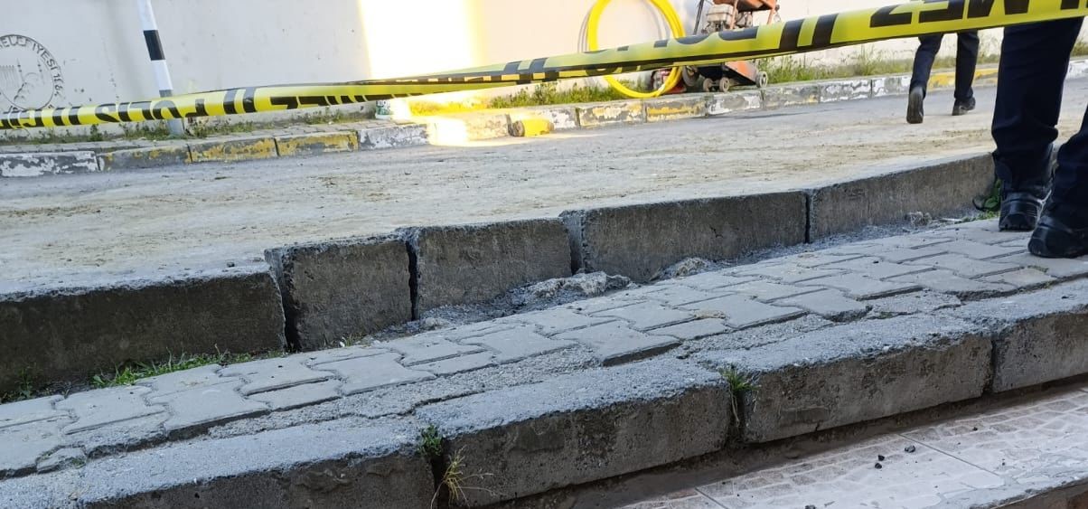 Eyüpsultan’da doğalgaz çalışmasında havan topu mermisi olduğu değerlendirilen mühimmat bulundu
