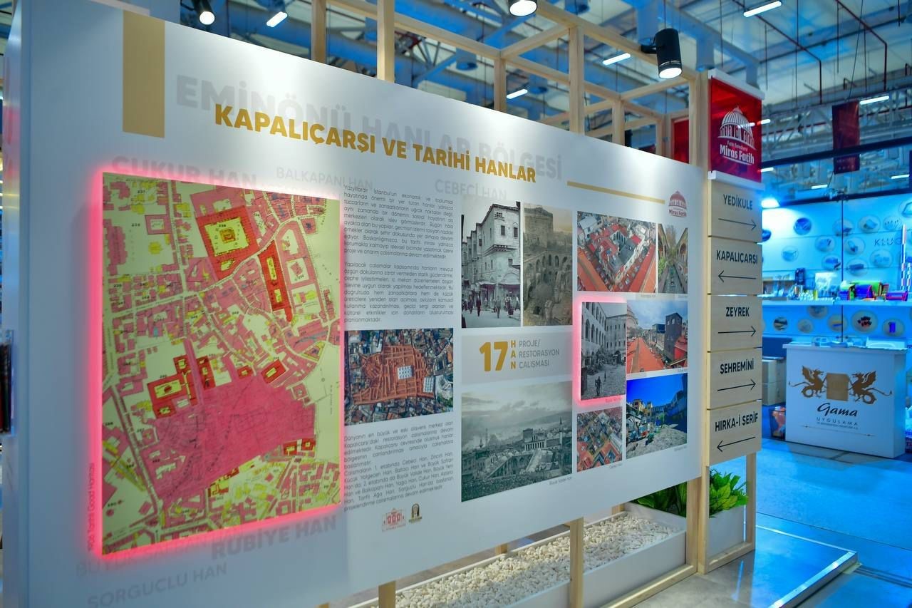 Fatih Belediyesi kültürel miras çalışmalarıyla Heritage İstanbul’da yerini aldı

