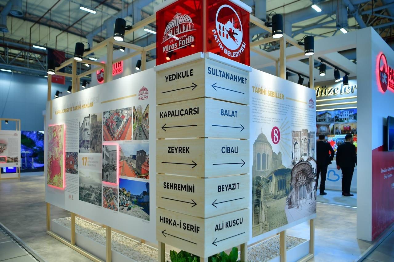 Fatih Belediyesi kültürel miras çalışmalarıyla Heritage İstanbul’da yerini aldı
